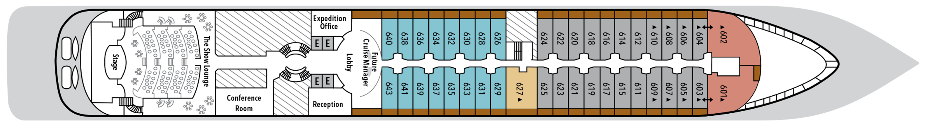 Silversea Cruises Silver Wind Deck 6.png